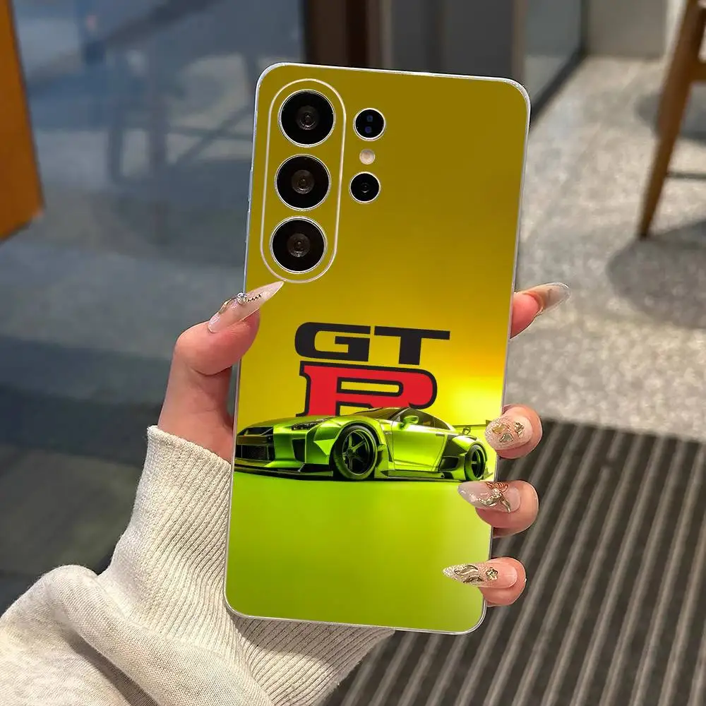 GTR Sport Car R35  Phone Case For Samsung S25,S24,S21,S22,S23,S30,Ultra,S20,Plus,Fe,Note,10,9,5G Transparent Cover