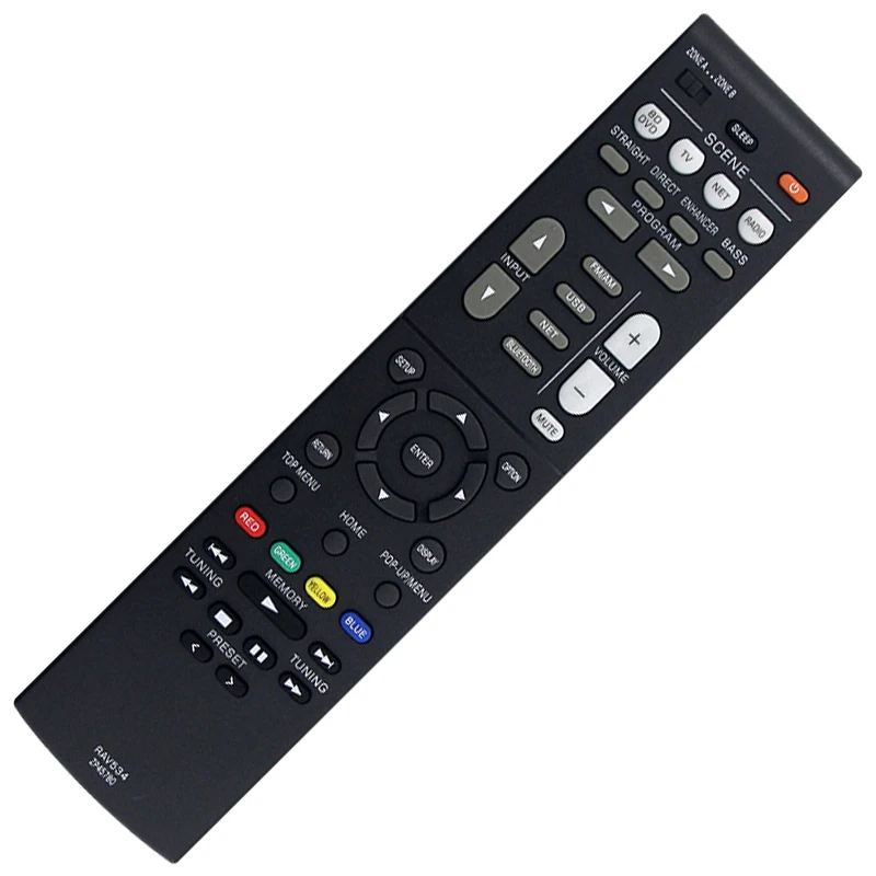 Compatible with Yamaha Audio RAV534 RAV531 TSR5810 TSR-5810 Remote Control RAV534 ZP45780 Remote Control Spare Parts