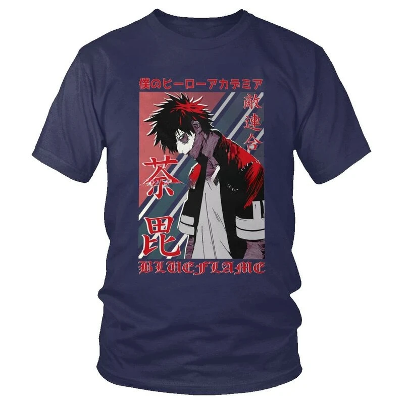 Arrival My Dabi Hero Academia T-shirt Men's Graphic Short Sleeve Cotton Anime Manga BNHA Toya Todoroki Tshirt Unique Tees Tops