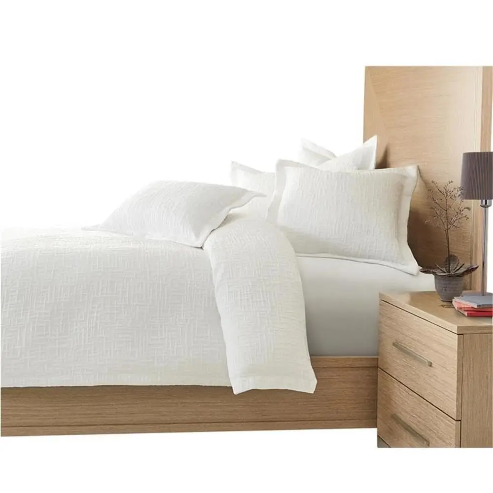 

Hillton 6Piece King Duvet Set White