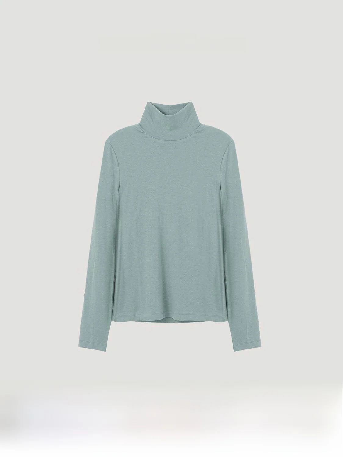 

Basic High Ne Long Sve Women's T-irt Lazy Sle Wool Lyocell Blend Comfortable Fit Knitted Top Chinese Brand 2025 Autu...