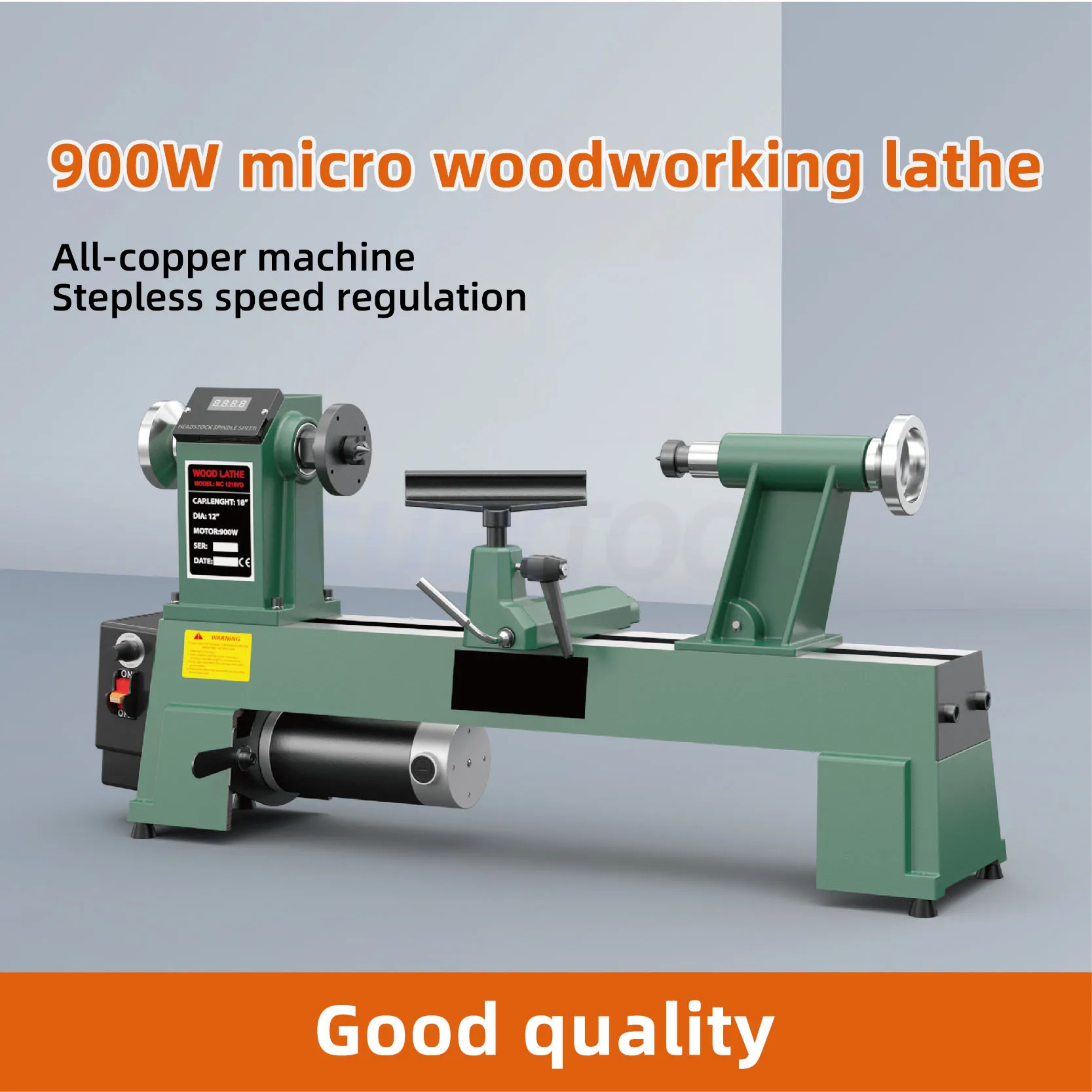 

Household 220V Multifunctional Stepless Speed Regulation 900W DIY Carving Lathe Tool For Automatic CNC Woodworking Micro Lathe