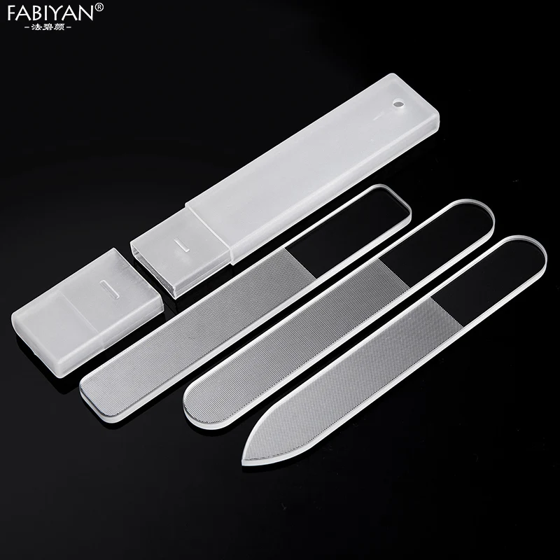 9 سنتيمتر 3 قطعة مع علبة دائم نانو مسمار تلميع ملف الزجاج التلميع حصى الرملي طحن Shiner أدوات شفافة