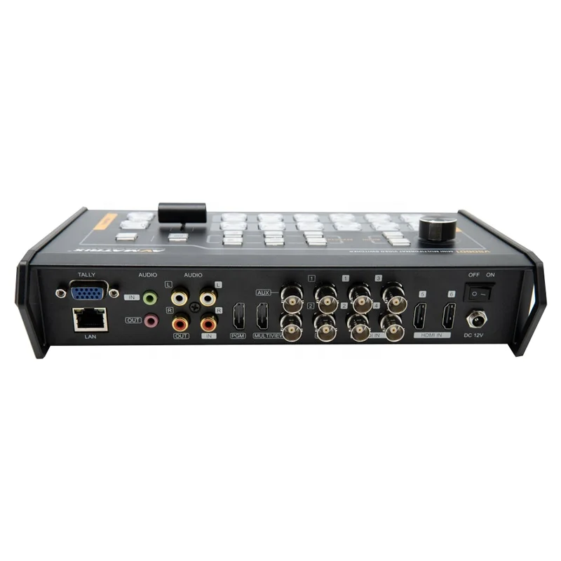 NEW Avmatrix VS0601 Mini 6-Channel Video Switcher Mixer High Performance Video Splitters & Converters
