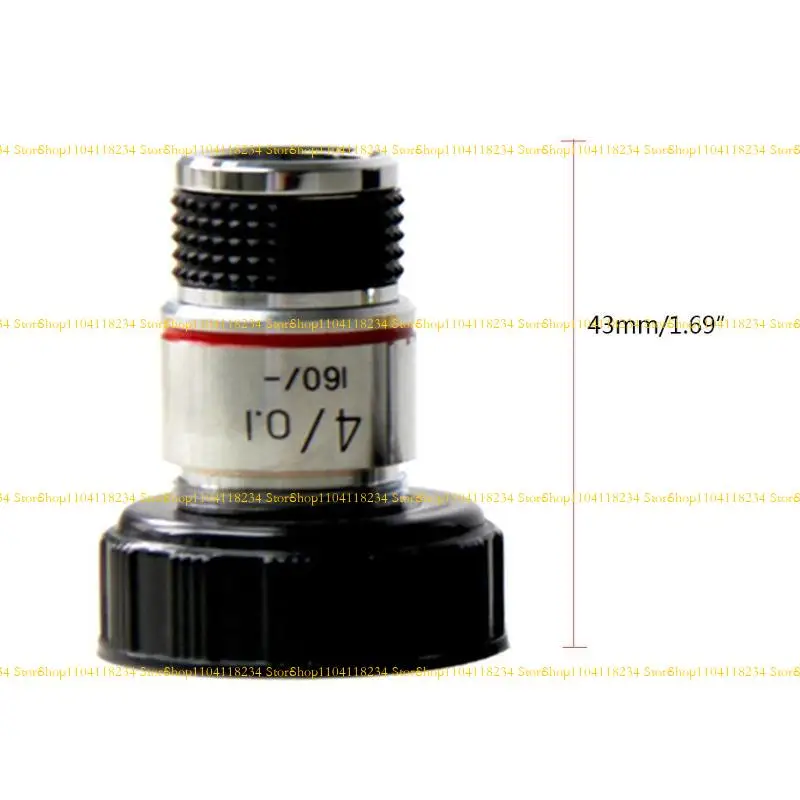 P9FB RMS مؤشر ترابط المجهر العدسة 4x/10x/40x/100x مختبر موضوعي