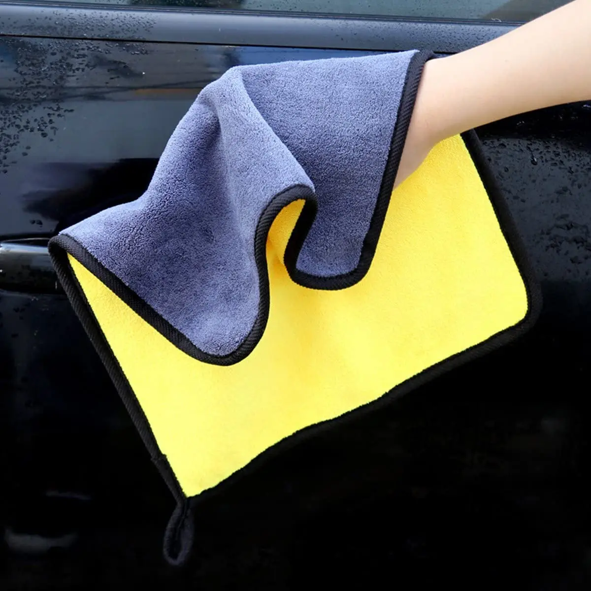 

30x30/40/60CM Car Wash Microfiber Towel Car Cleaning Drying Cloth Hemming Car Care Cloth Detailing Car Wash Towel turkish towel