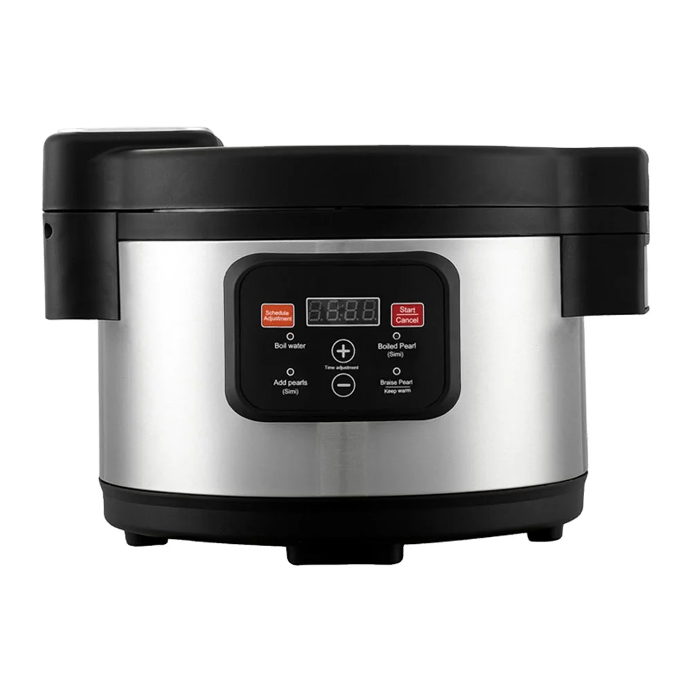Commercial 12L Large Capacity Tapioca Pearl Cooker Automatic Pearl Pot Boiling Sago Machine for Milk Tea Shop Kitchen