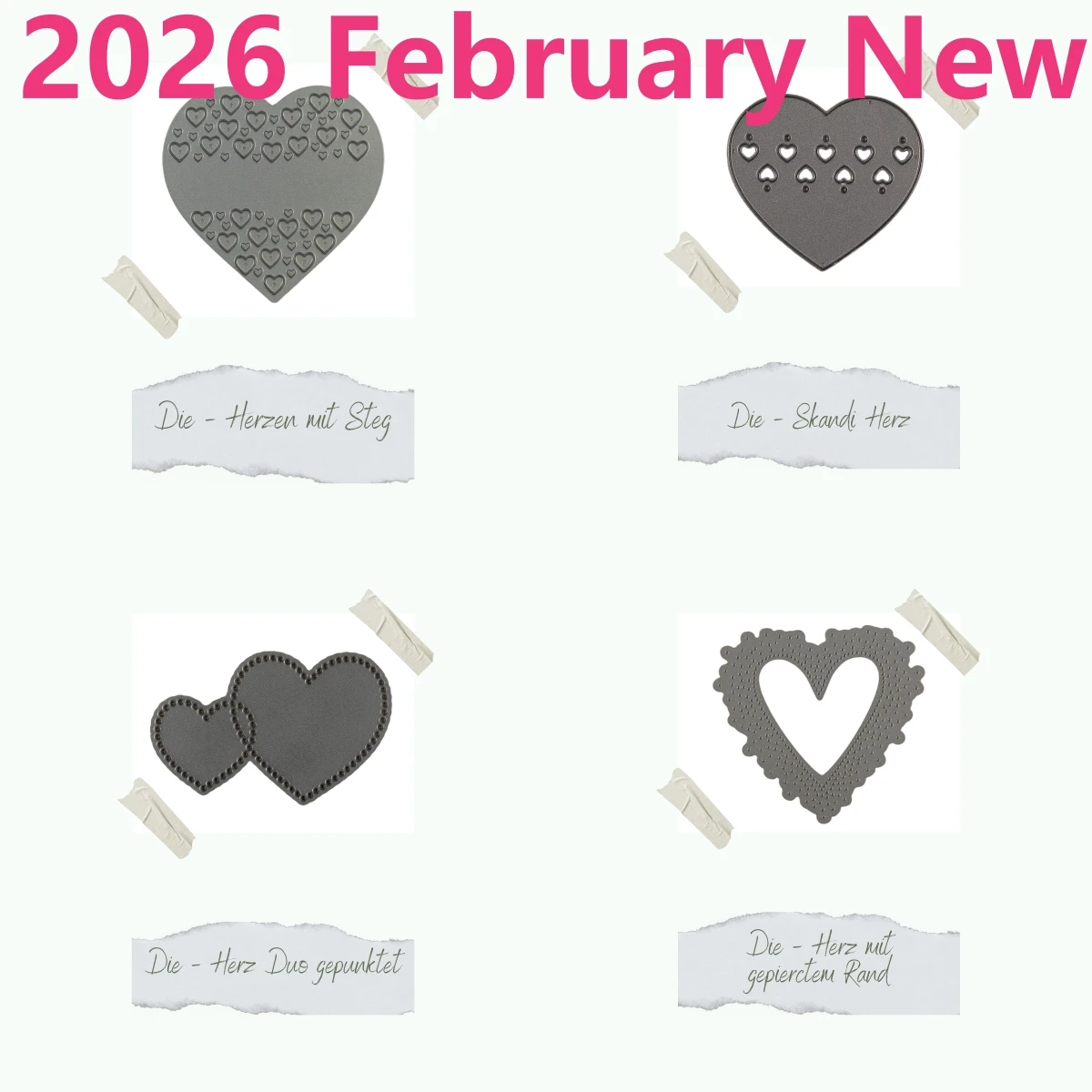 

Rahmen Herz 2026 New Metal Cutting Dies For DIY Scrapbooking Crafts Maker Photo Album Template Handmade Decoration