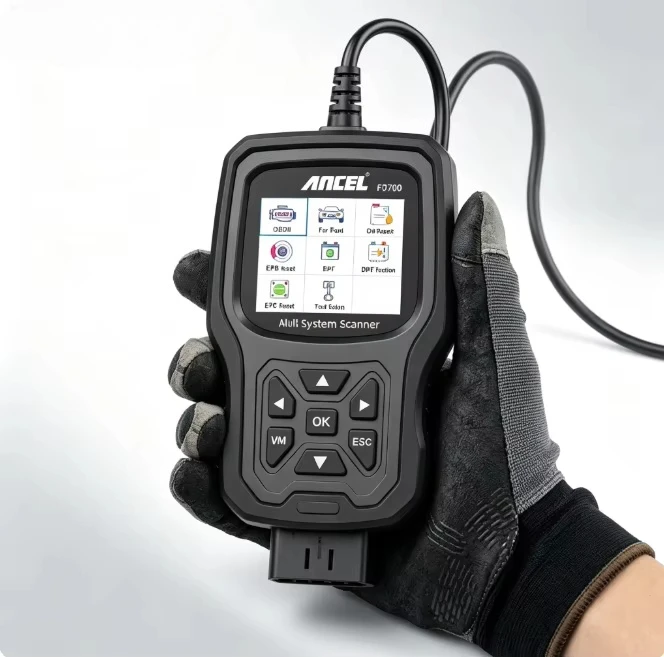 FD700 OBDII Diagnostic Scanner for Ford Lincoln Mercury All Systems Reset & I/M Ready Read codes, Clear code, Read Data Streams.