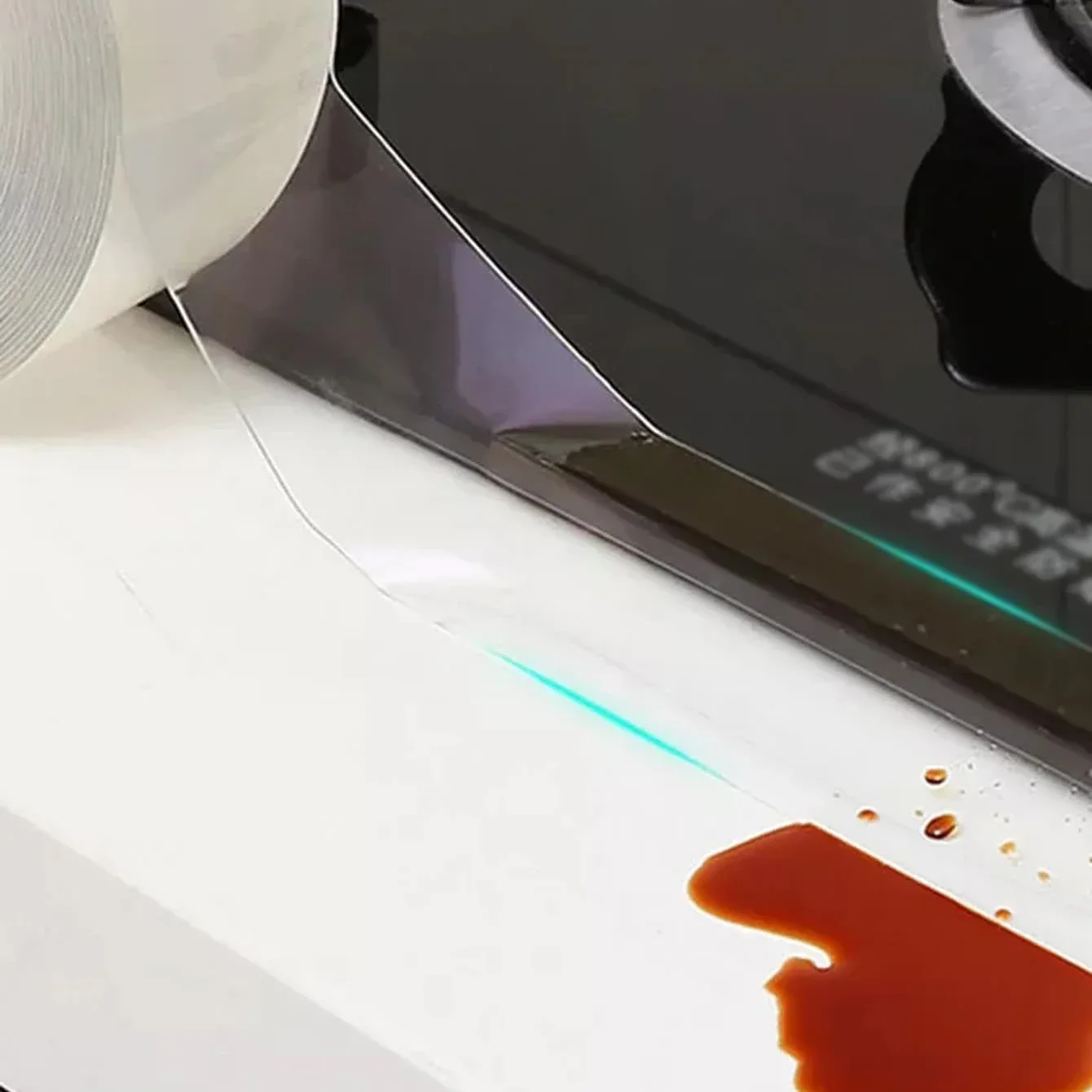 شريط لاصق مزدوج الجوانب، شريط لاصق قوي وشفاف نانو مزدوج الجوانب، مقاوم للماء وقابل لإعادة الاستخدام، ملصقات حائط قوية للغاية