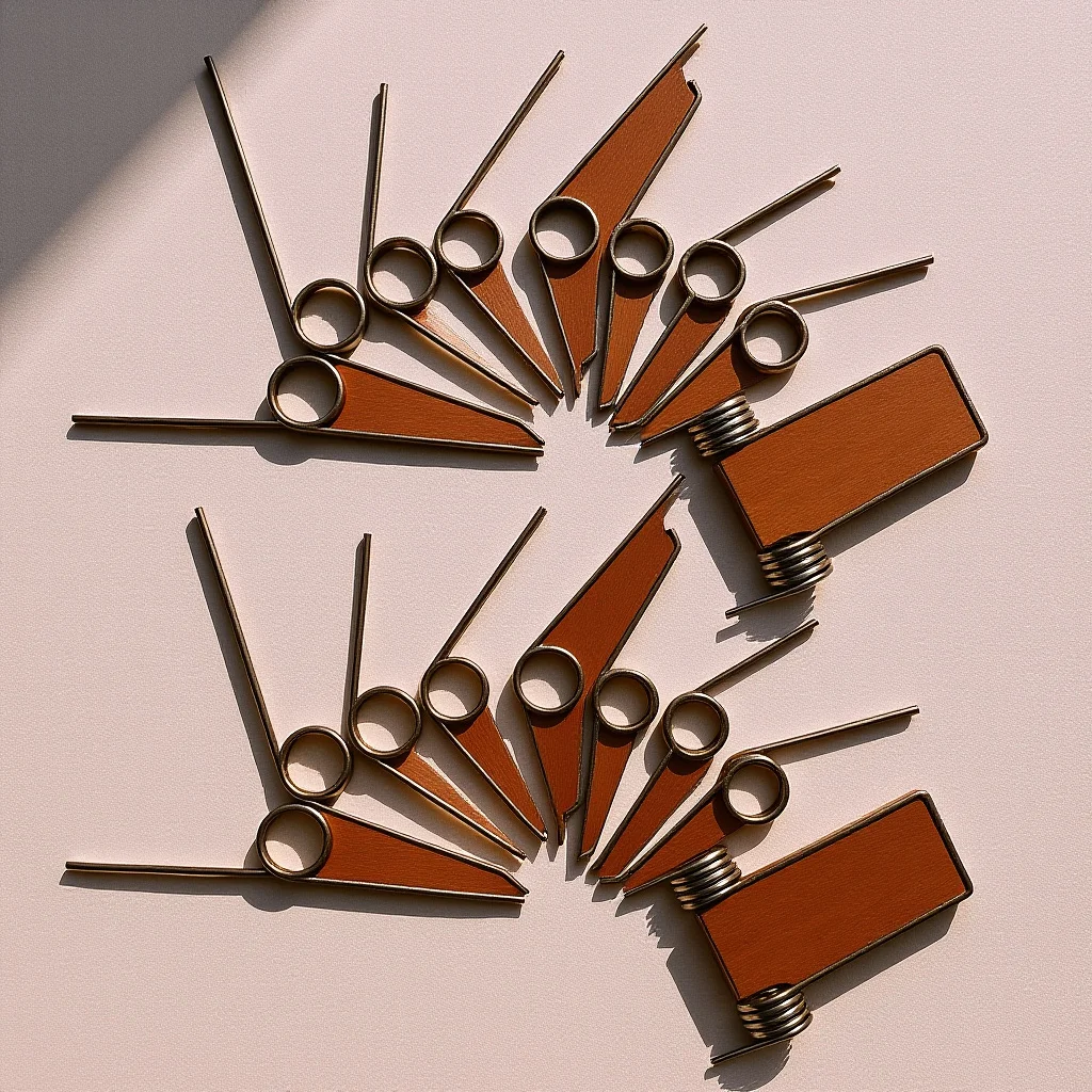 

18 Pcs Can Lid Torsional Spring Garbage Bucket Home Repair Replace Wire Springs Metal Parts