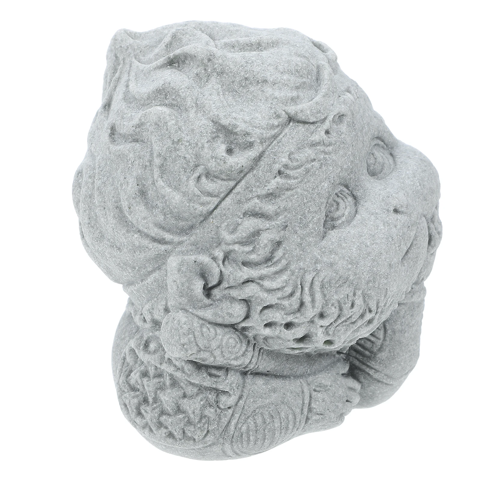 

Buddha Statue naments Decoration Aquarium Accessories Blue S stone Monkey King Figurine Desktop Decor Fish Tank Mini