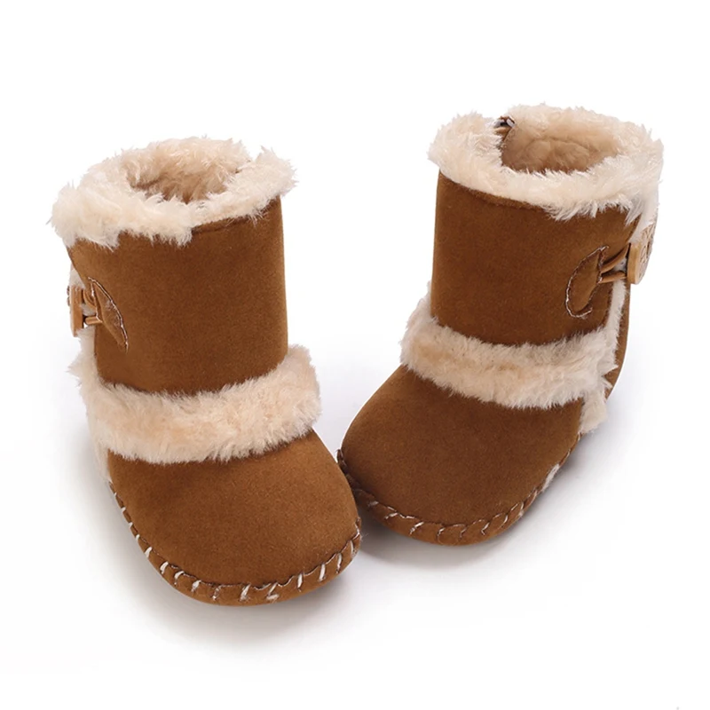 Winter-Ready Baby Booties Keep Your Little Baby's Feet Warm and Cozy Crib Shoes for Infants and Girls Boys 0-18 months