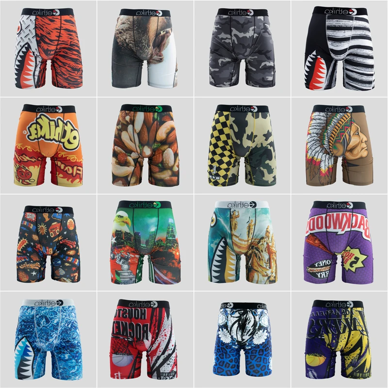 Men Underwear Breathable Sexy Men's Panties Lingerie Underpants Male Plus Size L-XXXL Man Boxers Fashion Print Men Boxer Trunks