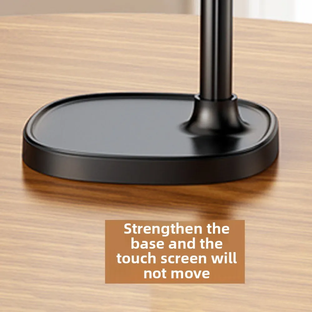 Adjustable Height Telescopic Phone Stand 360° Rotate Portable Desktop Phone Holder Stable Base Universal Mobile Phone Bracket
