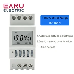 NKG3 NKG-3 LCD Microcomputer Programmable Digital Astro Time Switch Relay Timer Latitude Longitude Rail Street Lamp Controller