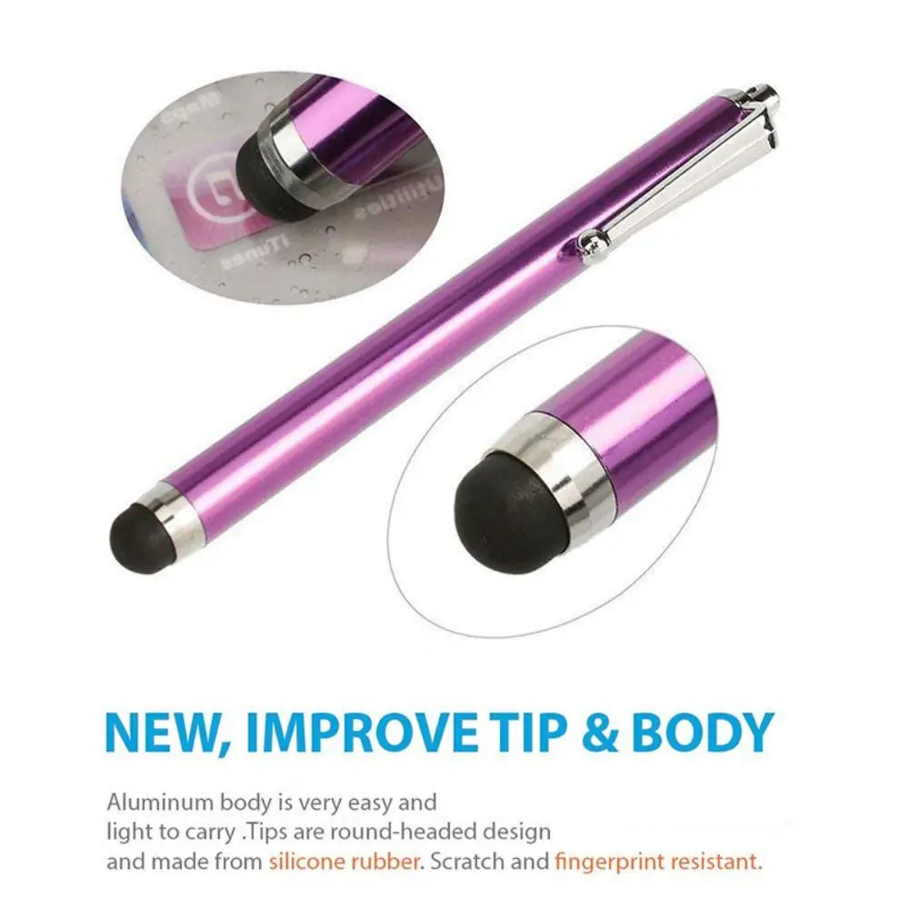1Pc Universal Metal Stylus Pen For Mobile Tablet For iphone ipad Screen Touch Pen Capacitive Drawing Pen For Android For Samsung