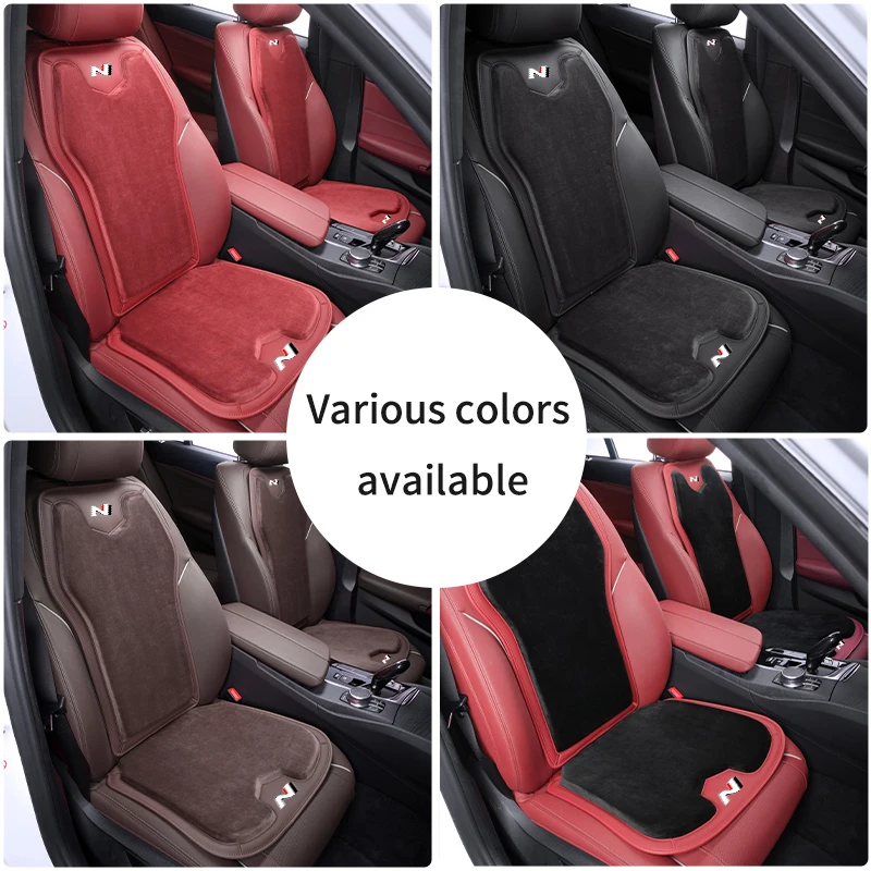 Car Seat Cover Flannel Cushion Protective Pad Accessories For Hyundai I30 I20 IX35 I40 Azera 2014 Accent 2013 H1 IONIQ 5 Grand 4