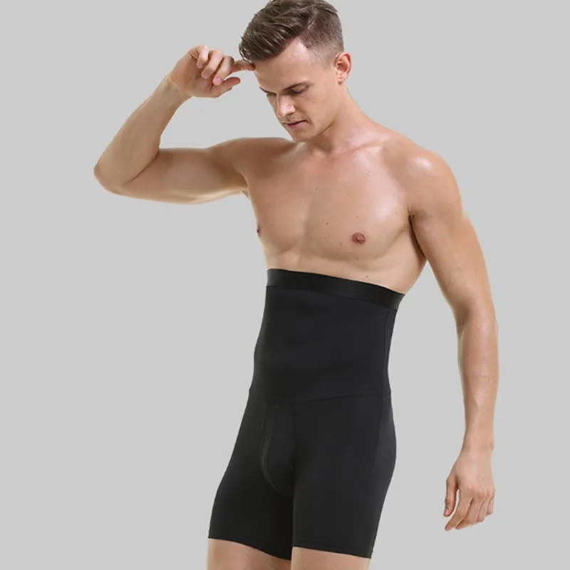 Extra High Waist Men Body Shaper Control Panties Compression Underwear 3XL 4XL Abdomen Belly Slimming Trainer Painties Boxers