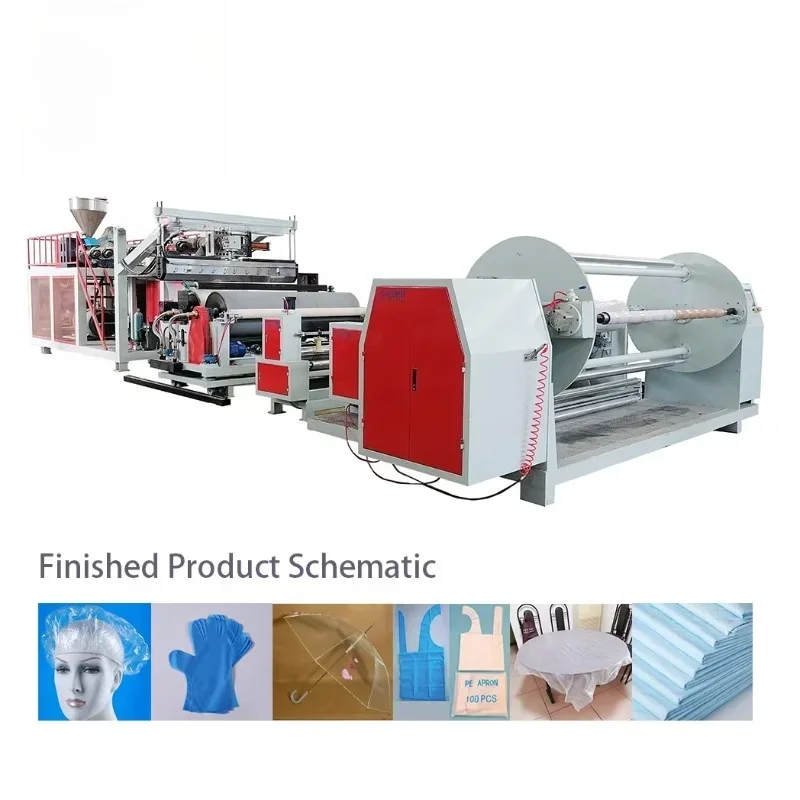 Customized Industrial Stretching Film Making Machine Automatic Stretch Film Production Line Equipment