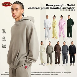 ZODF-Pull à capuche épais pour hommes, Sweats à capuche unisexes, American Retro At Brand, SemiSmile, Automne, Hiver, HY0673, 2023G, 385