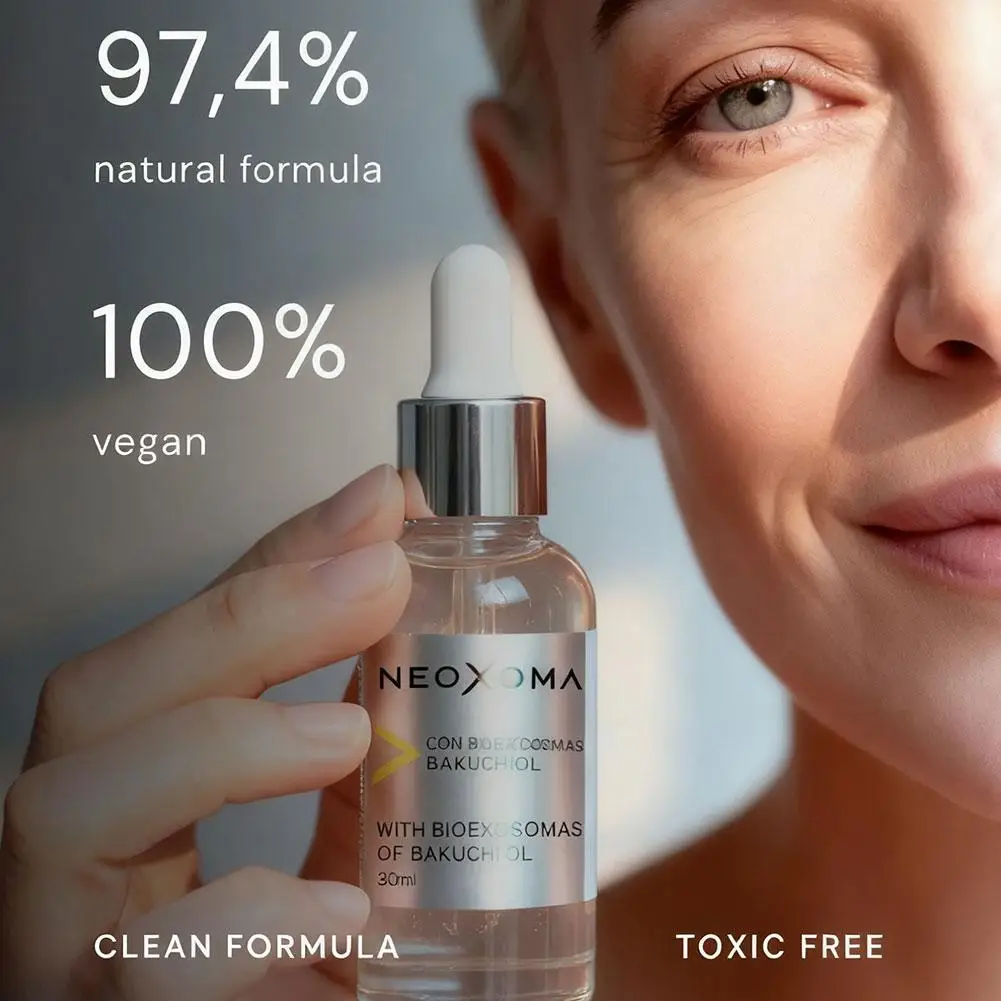 

NEOXOMA Bakuchiol Bio Exosome Serum - Soothes Repairs Damaged Skin, Lightweight Moisturizing, Reduces Fine Lines & Sagging