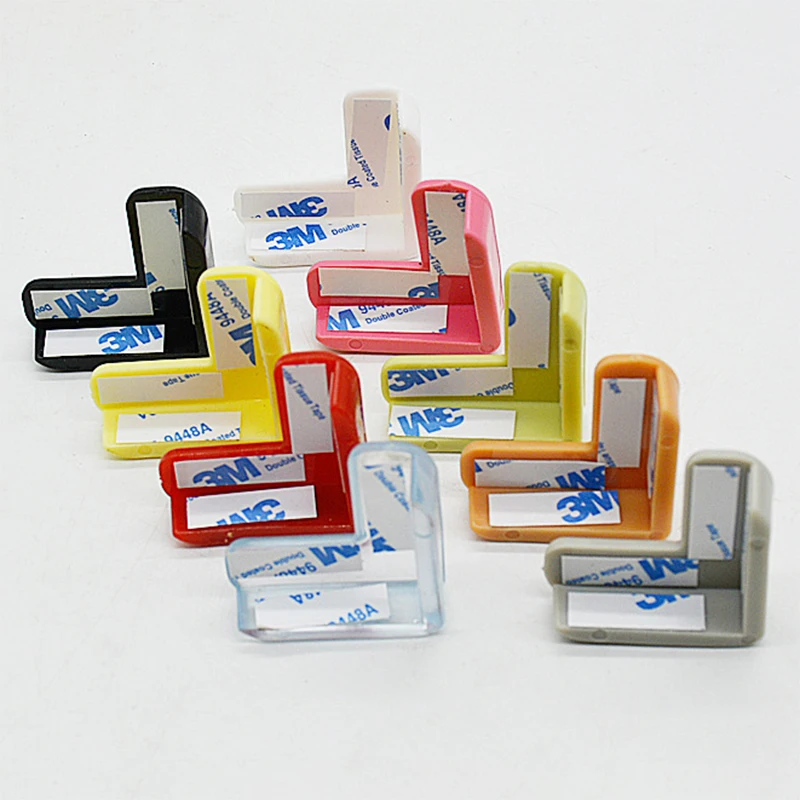 2 pçs/set segurança do bebê em forma de l protetor capa mesa canto guardas simples crianças proteção para casa móveis borda canto guardas