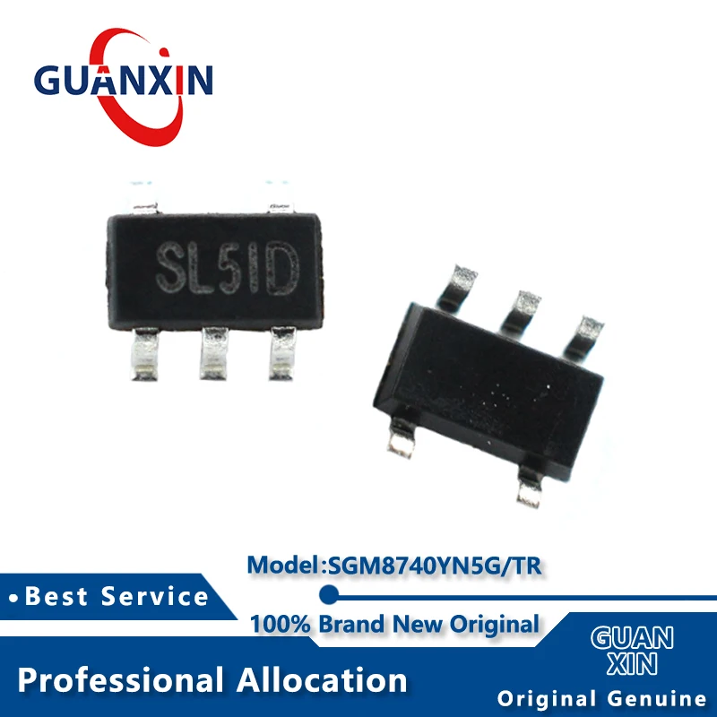 

100% New SGM8740YN5G/TR SGM8740YN5G SOT23-5 Marking SL5** SGM8740