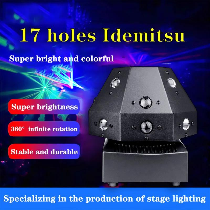 90W profesyonel DJ disko ışık topları LED işın lazer Strobe hareketli kafa ışık DMX DJ denetleyici parti gösterisi sahne aydınlatma