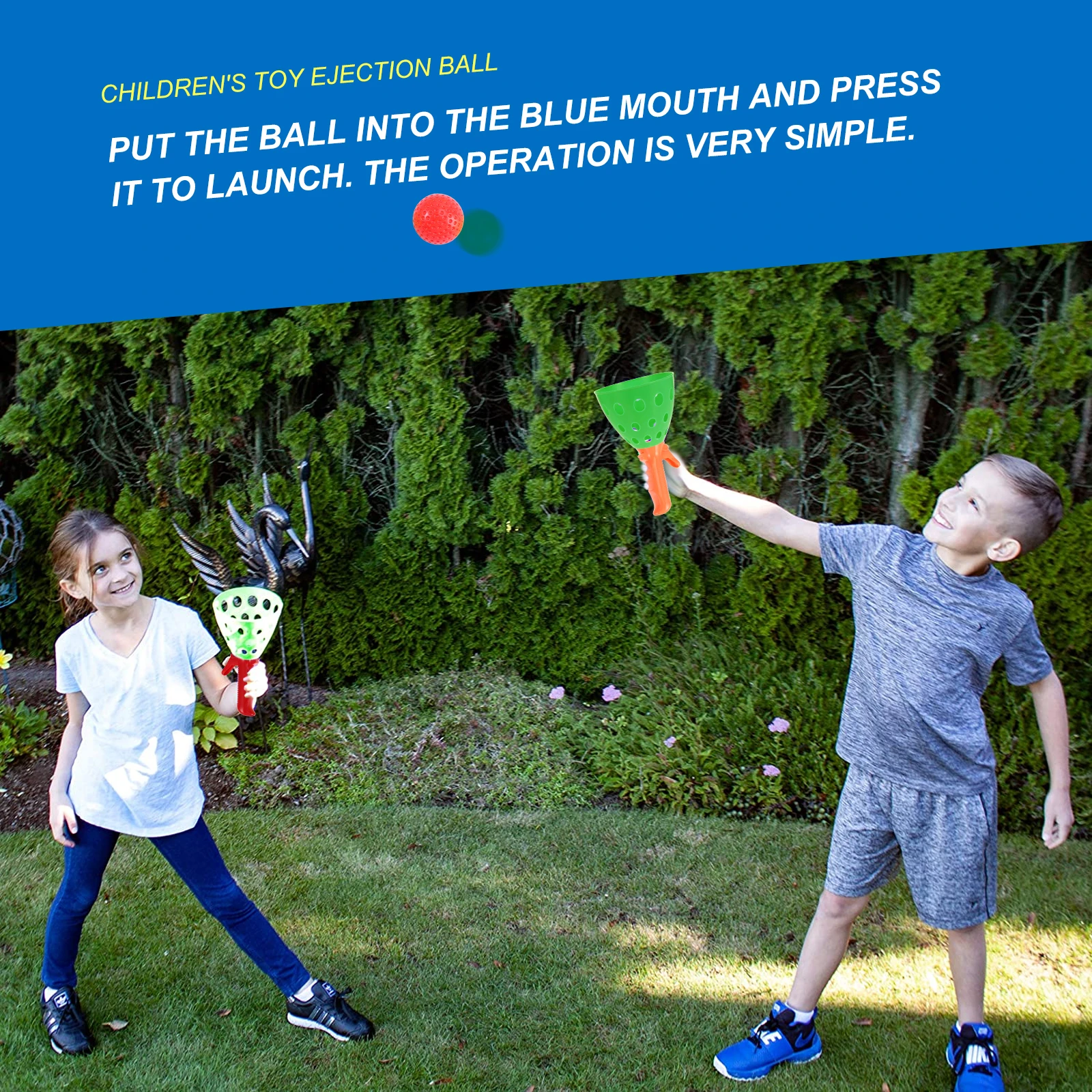 

Toss Ball Set Throw Chuck Ball Game For Kids Children'S Pool Party Supplies Outdoor Training Flexibility