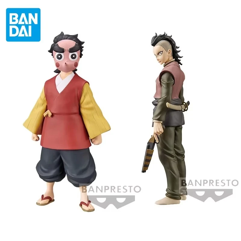 Original In Stock Bandai Banpresto Demon Slayer Shinazugawa Genya Kotetsu Anime Figure Action Figures Model Toys Ornaments Gift