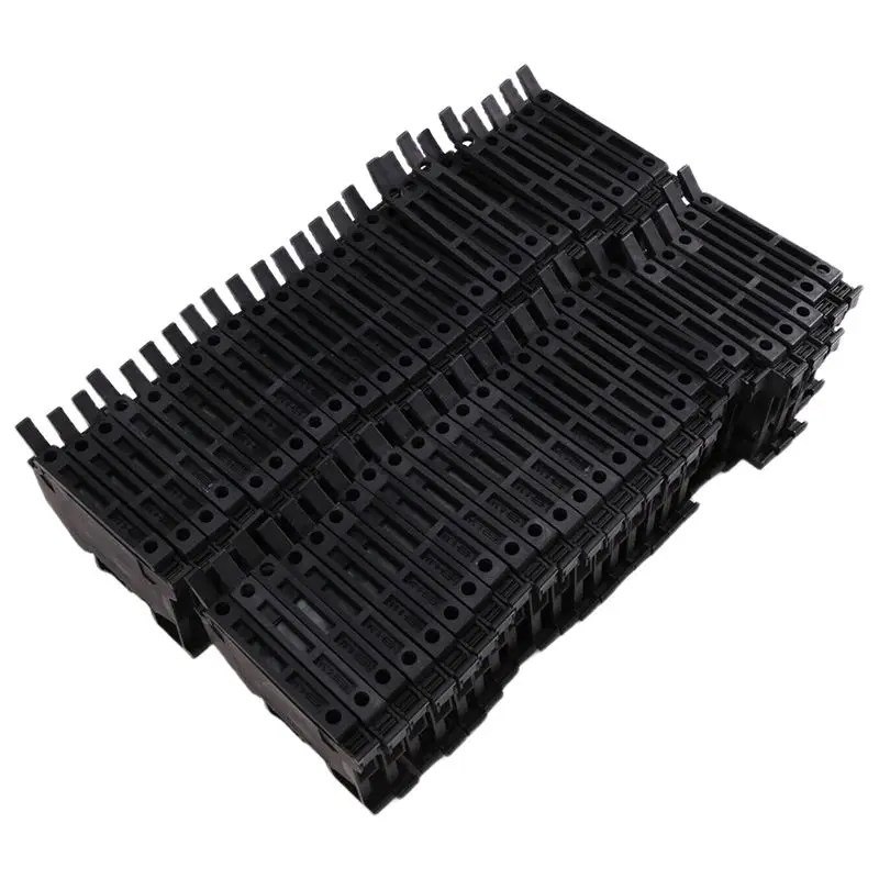 A74E-UK-5-HESI Fuse Terminal Block Uk5rd Rail Type 4Mm Fuse Terminal Block Connector Fuse Holder Conductor With Light 24V