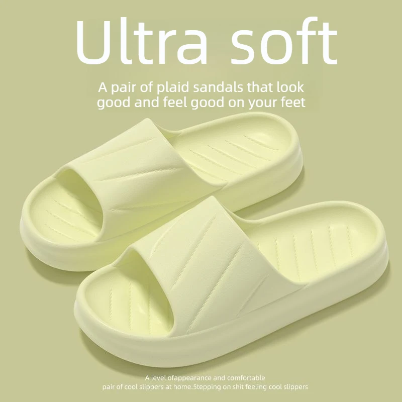 Super Soft House Slippers Anti-Slip Design Indoor Slippers for Bathroom Use for Women Men Fashion Slippers Thick Soled Slippers