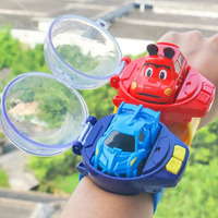 2024 New Mini Remote Control Car Watch Toy, 2.4 GHz Cartoon Remote Control Watch Racing Car, USB Charging Remote Control Car, Wa