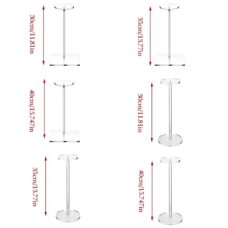 31kd صافح حاملي قبعة الأكريليك للتنظيم المنزلي والمتاجر حلول عرض #6