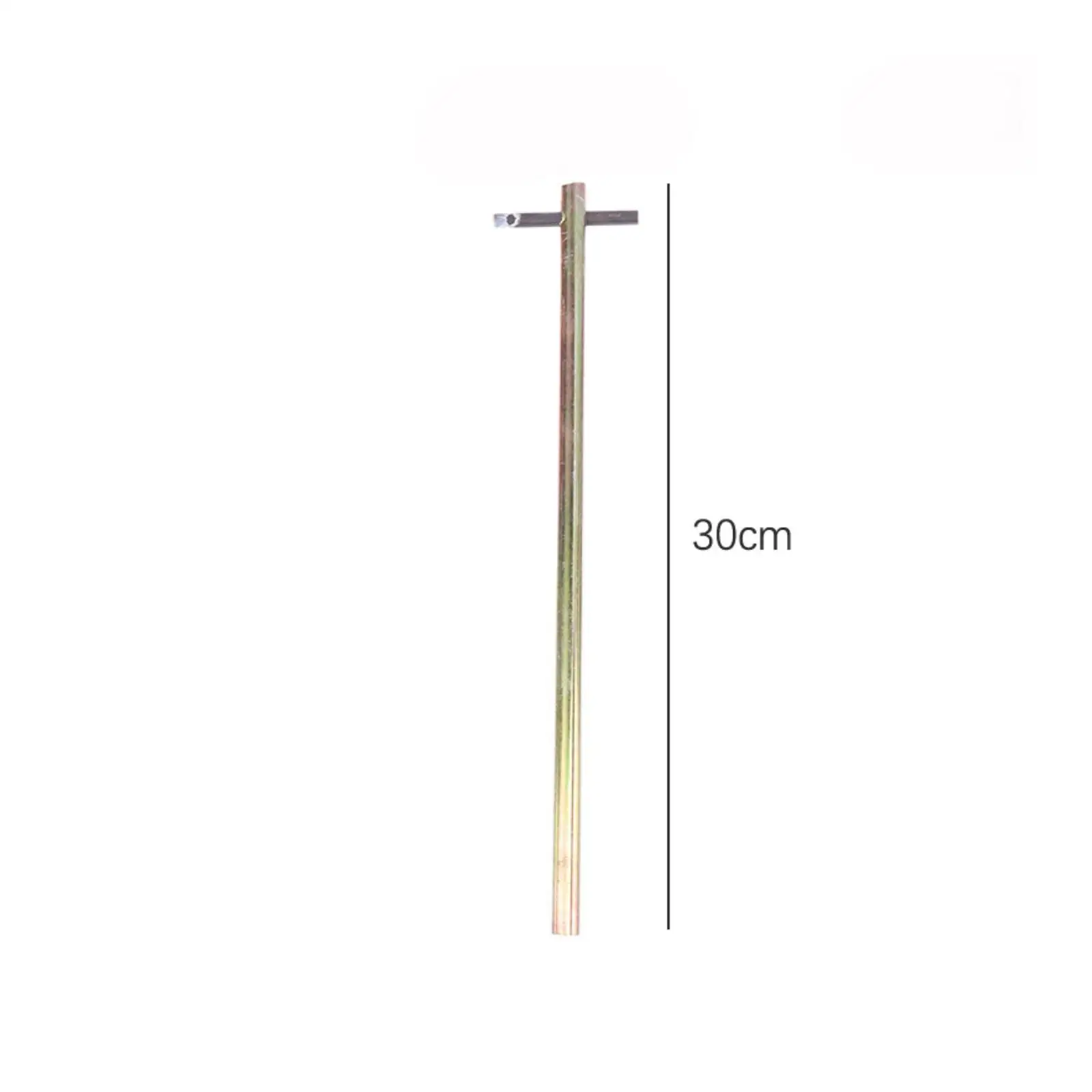 2xTriangular Elevator Key Metal Elevator Triangle Key Hollow for Maintenance Workers, Emergency Responders 30CM