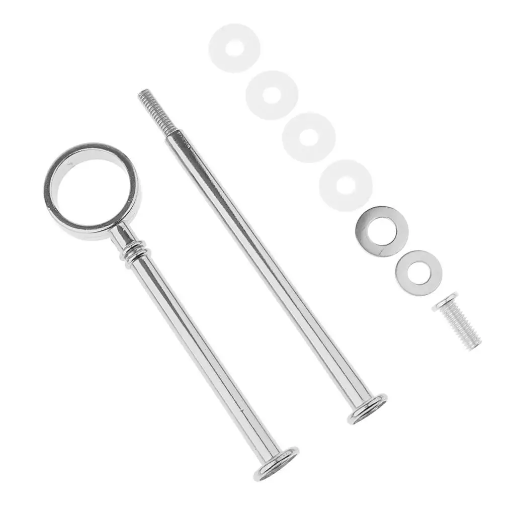 Metal Rods for 2 Tier Cake Stand DIY Plate Holder Rack Centre Handle Kit for Dessert Fruit Display