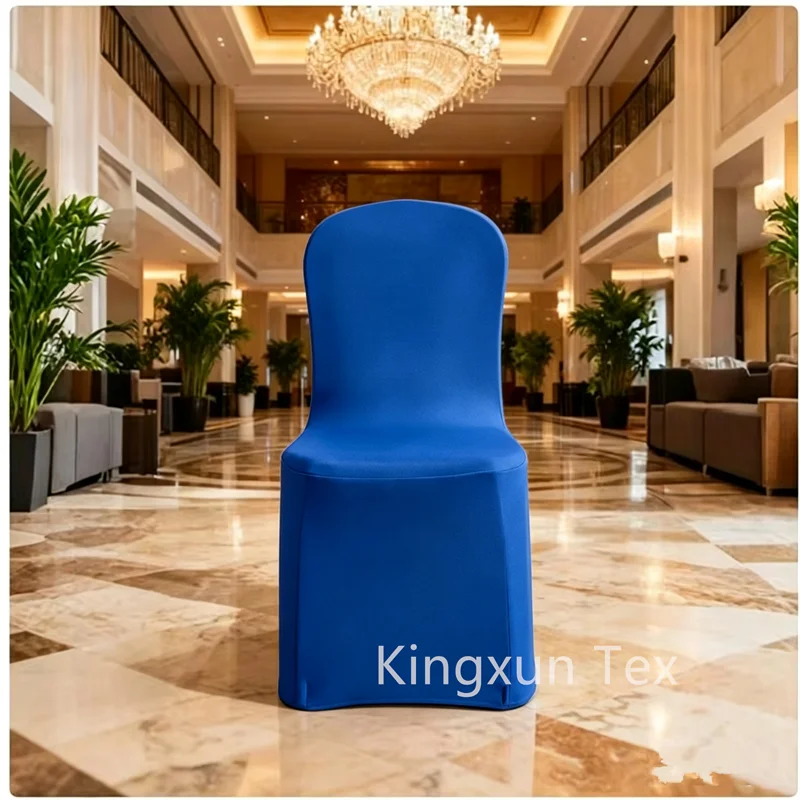 Stretch Spandex Plastic Chair Cover for Beach Elastic Banquet Event Party Decoration Wedding - Adjustable Fit Chair Protector