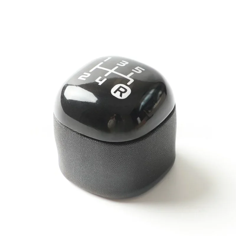For Fiat Panda 2012- 502942700 Car Shift Knob Dust Cover Black Cover Accessories Leather Gaiter Lever Stick 5 Speed