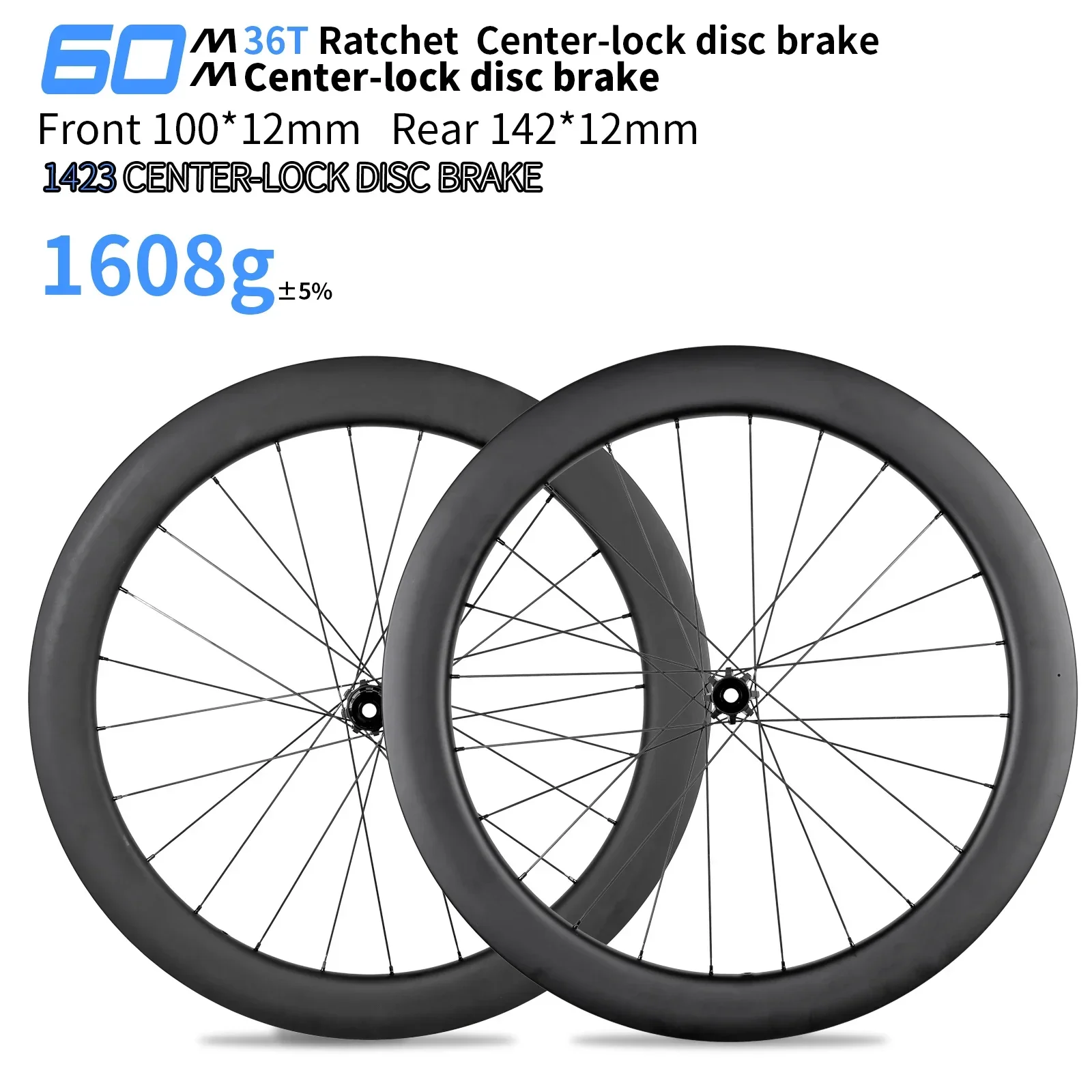 35mm 38mm 40mm 57mm 77 ROAD Carbon-Laufradsatz für Kletterfahrten Ohne Logo 700C Laufrad 12x100/12x142mm Gravel, Rennklasse Center Lock Scheibenbremse