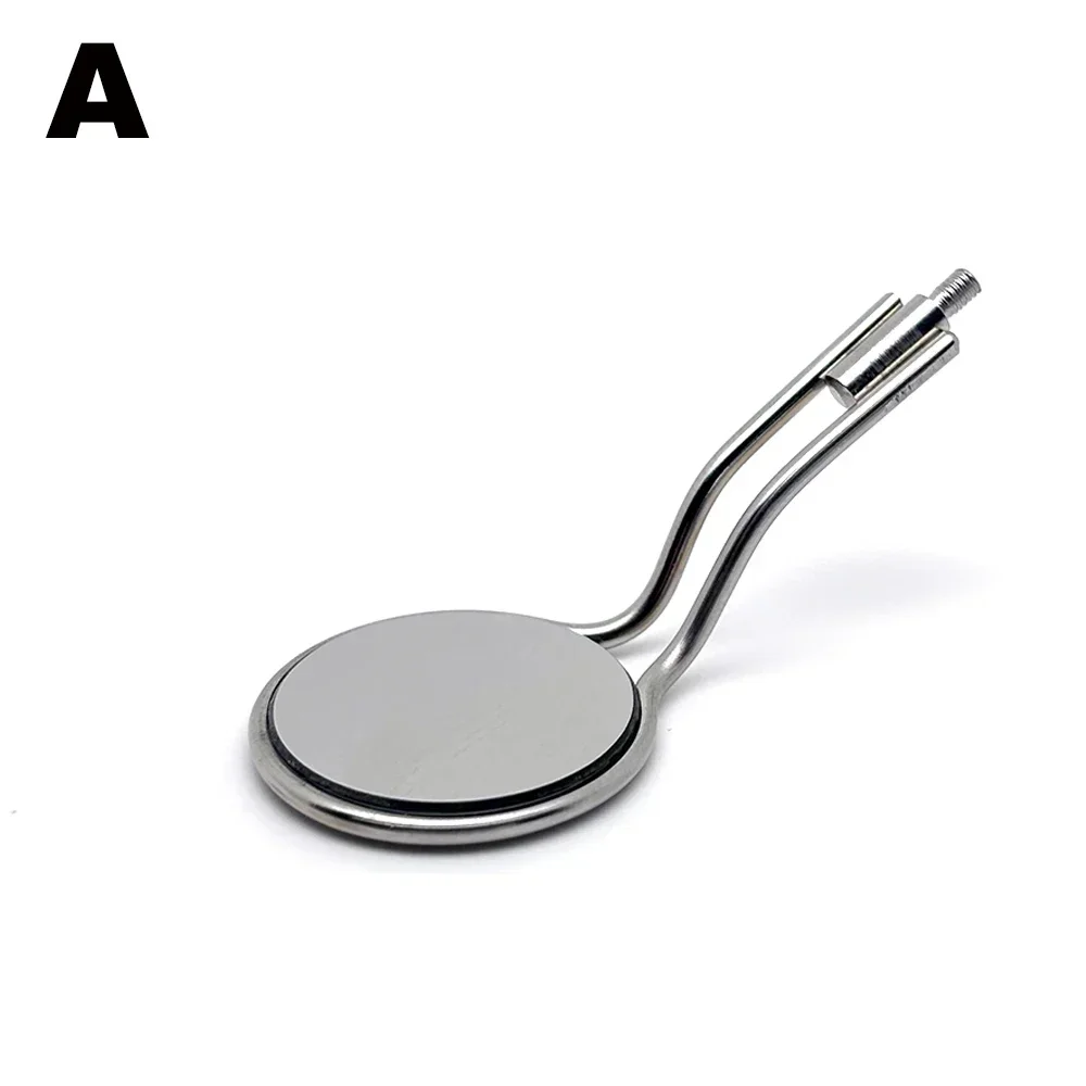 Anti-Fog Rhodium Double Sided Mirrors Dental Mouth Mirror Care Teeth Clean Examination Hygiene Front Surface Double Sides Mirror