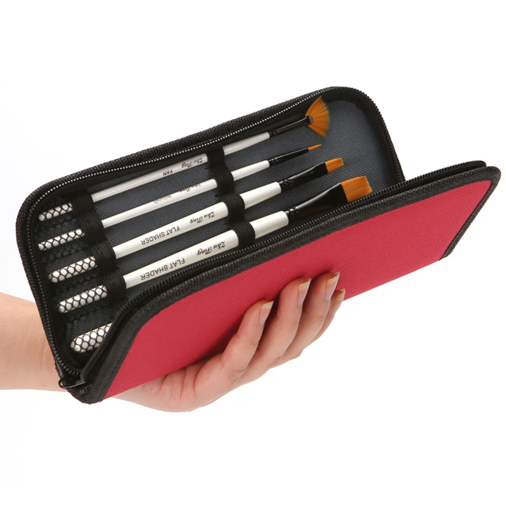 

10pcs Paint Brush Set Nylon Hair For Watercolor Painting Drawing Art Supplies Beginners Hobbyists Professionals Students With