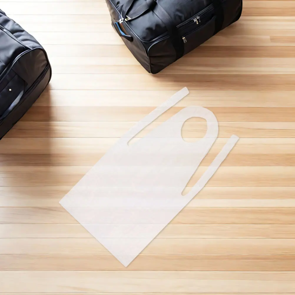 

200 шт. водонепроницаемые фартуки, одноразовые прозрачные пластиковые фартуки для взрослых, маслостойкие, устойчивые к пятнам, кухонная живопись, работа по дому