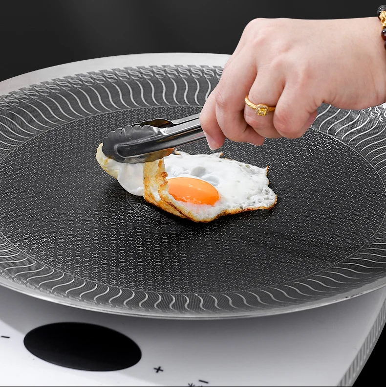 Naturehike Stainless Steel Grill Pan Round Non-Stick Barbecue Plate BBQ Grill Outdoor Travel Camping Frying Pan Baking Tray