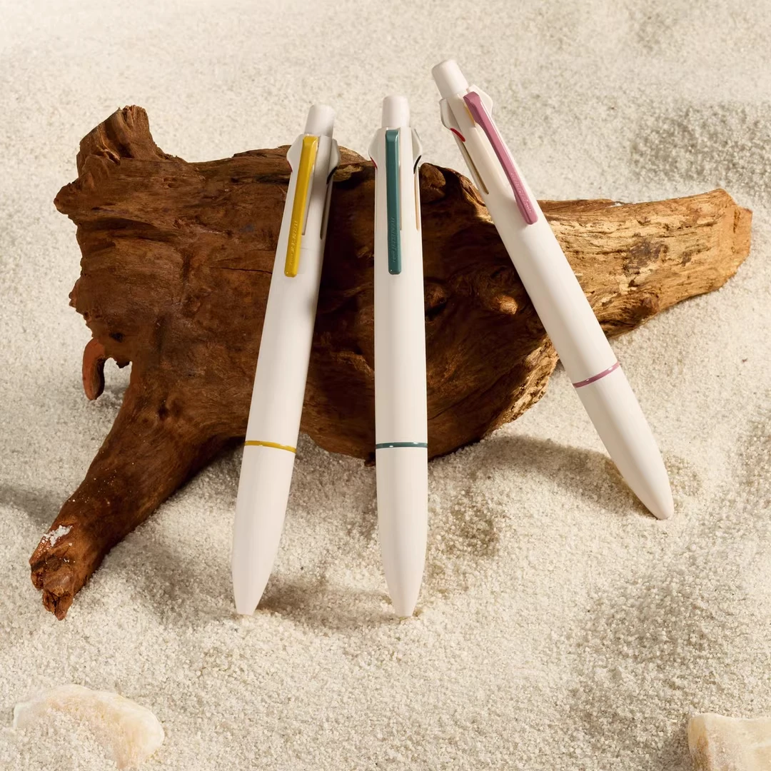 

Japan Uni White Limited Edition Gel Pen 0.5mm Jetstream Llite Multi Functional Ballpoint Pen School Minimalist Smooth Stationery