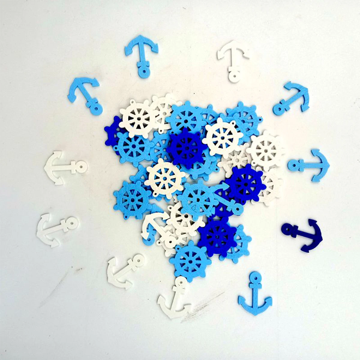 

100 pcs Wooden Boat Rudder Decorations 25X25Cm Precise Cut Diy Craft For Home Wedding Party Scrapbooking Kids School Projects