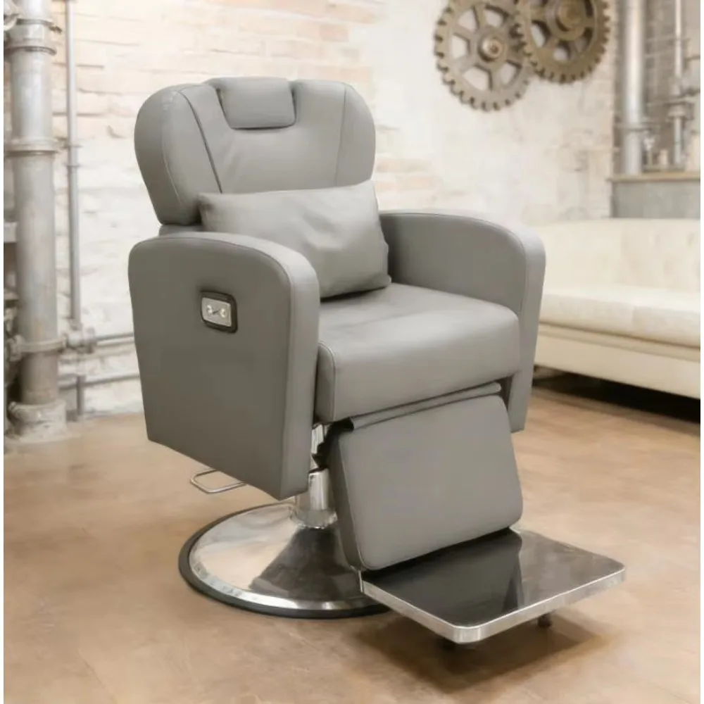 Wholesale Custom White Design Electric Hair Beige Salon Stylist Chair Cosmetic Chair Beauty Salon