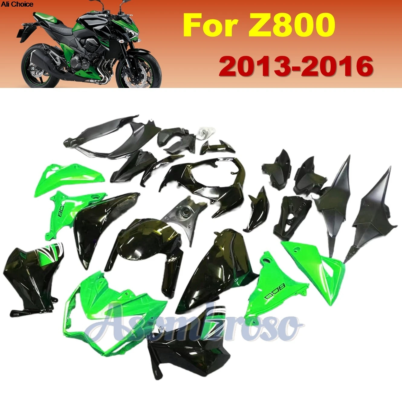 For Kawasaki Z800 2013–2016 ABS Injection Fairing Kit Z 800 2014 2015 Full Motorcycle Body Panels Protection Cover