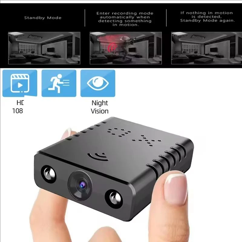 Mini caméra HD 1080P XD, caméra filaire, sécurité domestique intelligente, caméra IP antivol intérieure, vidéo, voix, application, caméra en temps réel