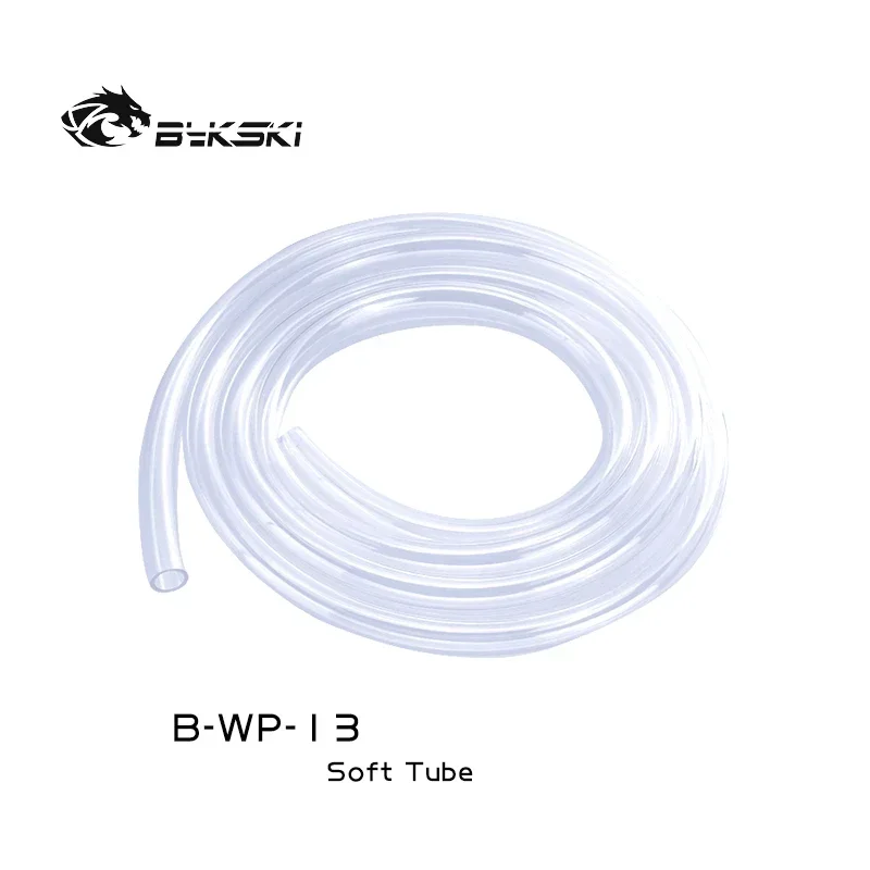 BYKSKI 2PCS of 1 Meter PVC Soft Hose Tube,10X13mm,10X16mm,13X19mm  Water Pipe ,100cm Length Transperant For PC Cooling System